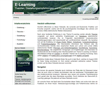 Tablet Screenshot of elearning-psychologie.de
